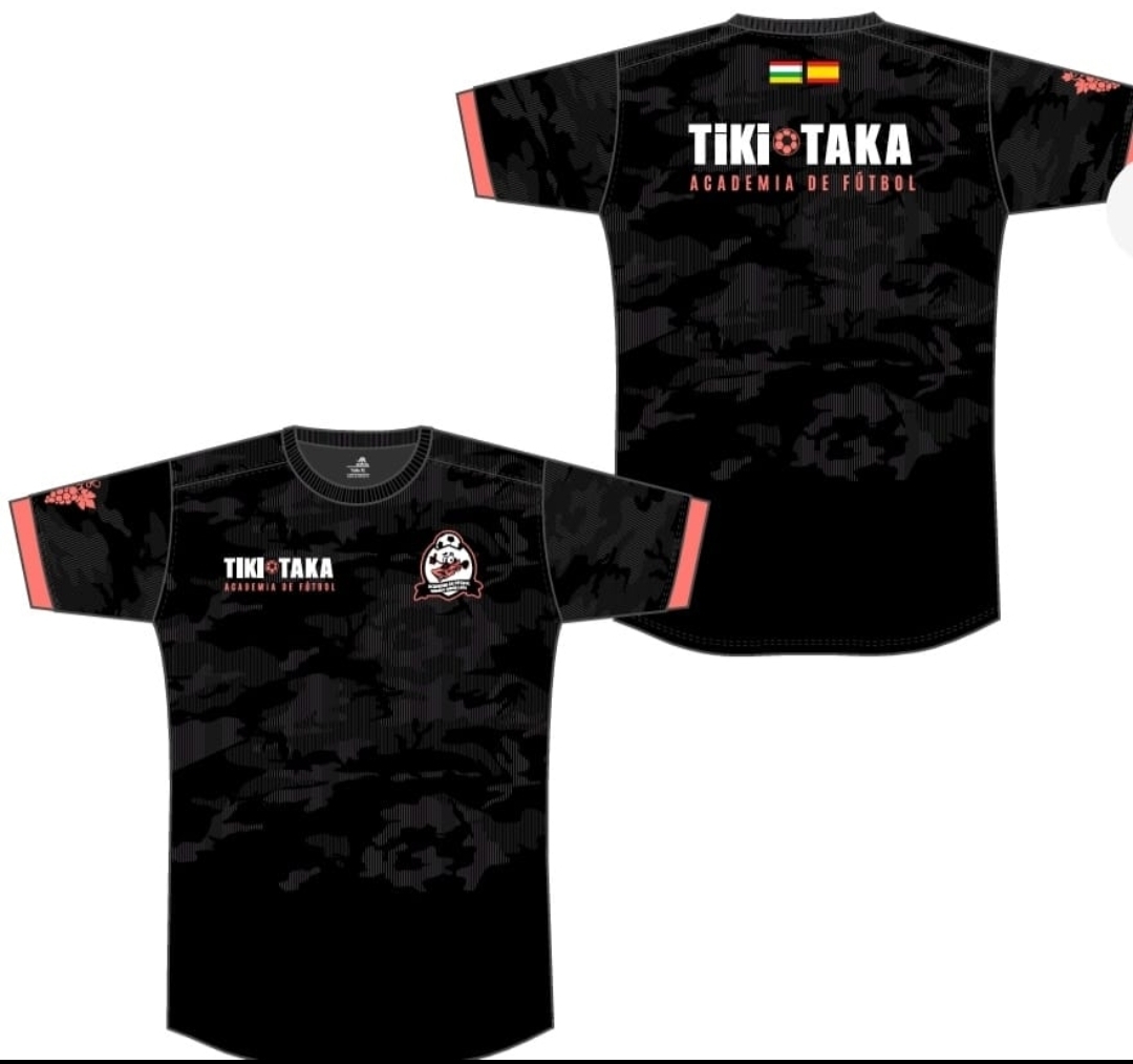 Camiseta oficial de entrenamiento monitor@s curso Tikitaka