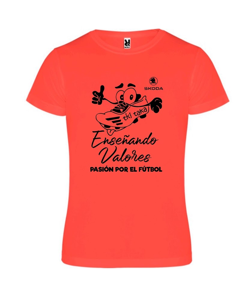 Camiseta Campus Tiki Taka CORAL